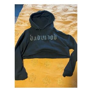 BADWOOD LOS ANGELES CROP HOODIE